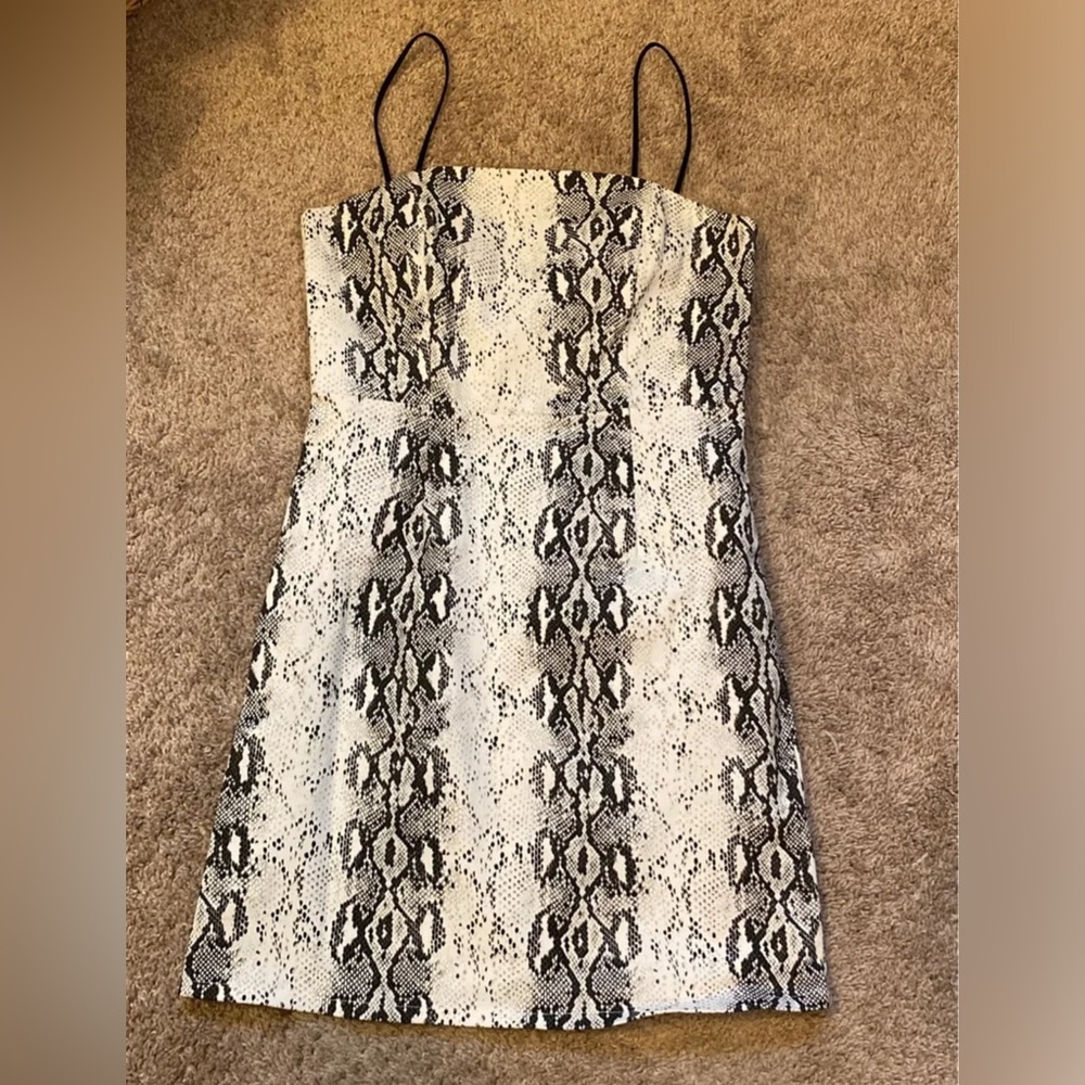 VICI Collection Style Rack Snakeskin Mini Dress